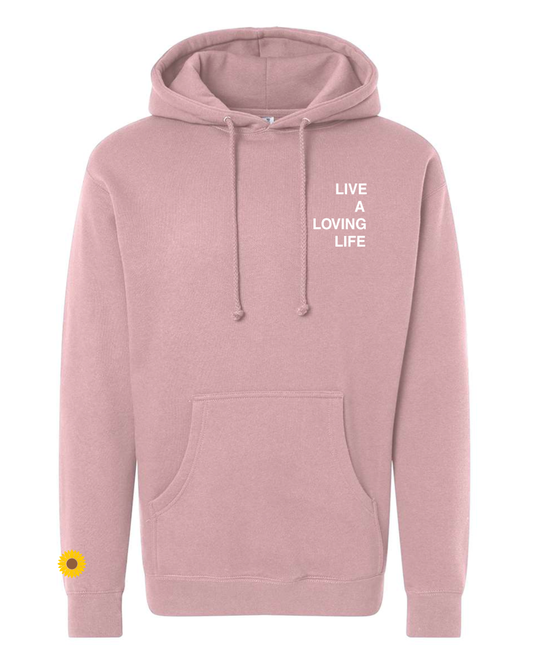 Live A Loving Life Hoodie (Salmon)