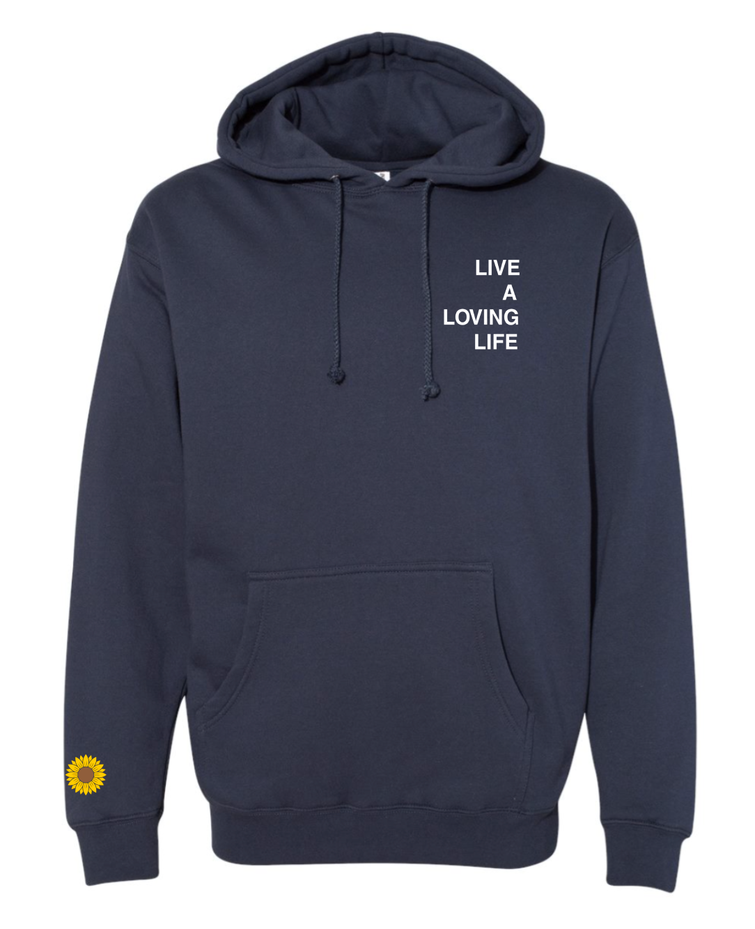 Live A Loving Life Hoodie (Navy)